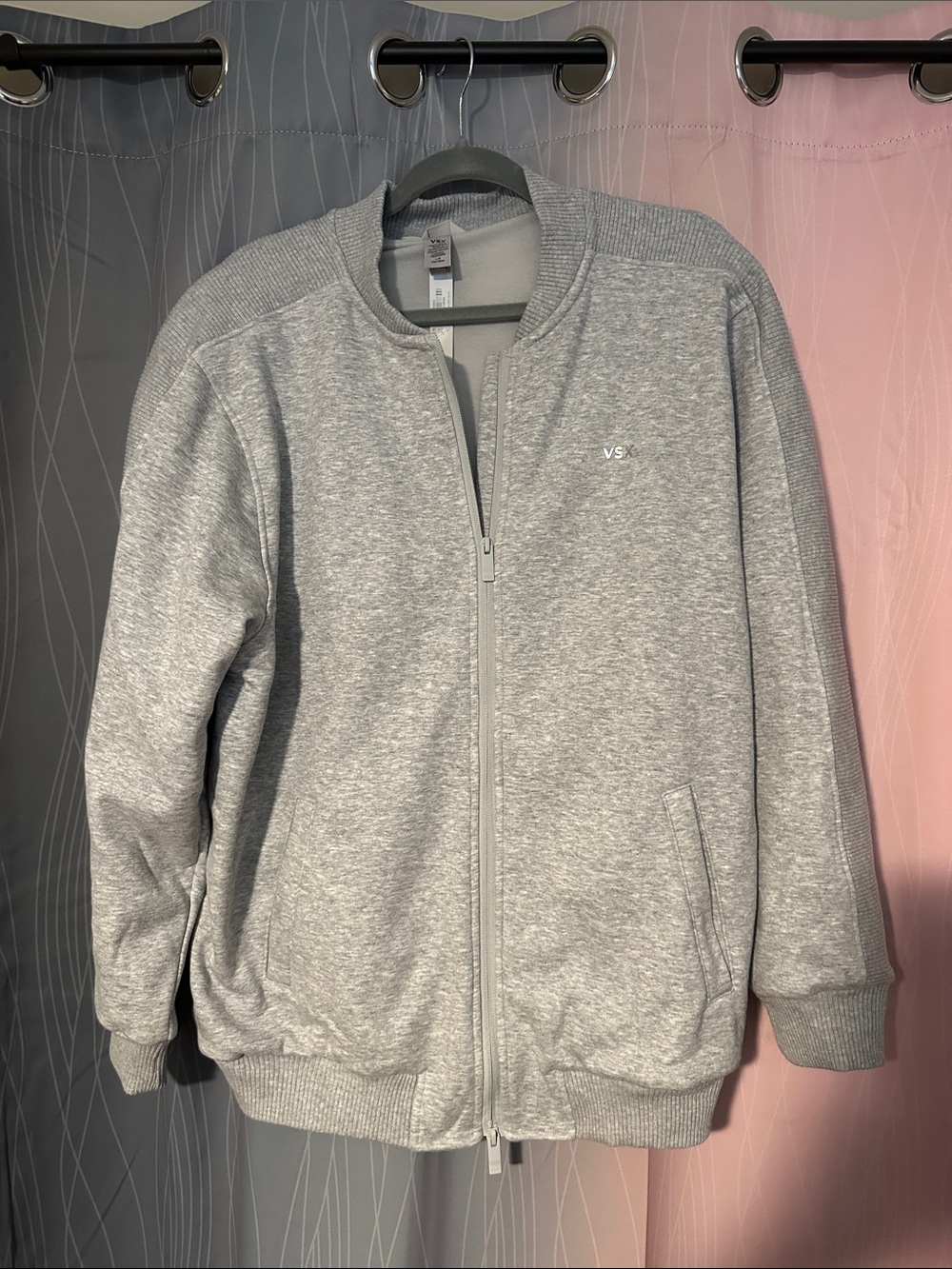 NWT Victoria's Secret Light Gray Bomber Jacket